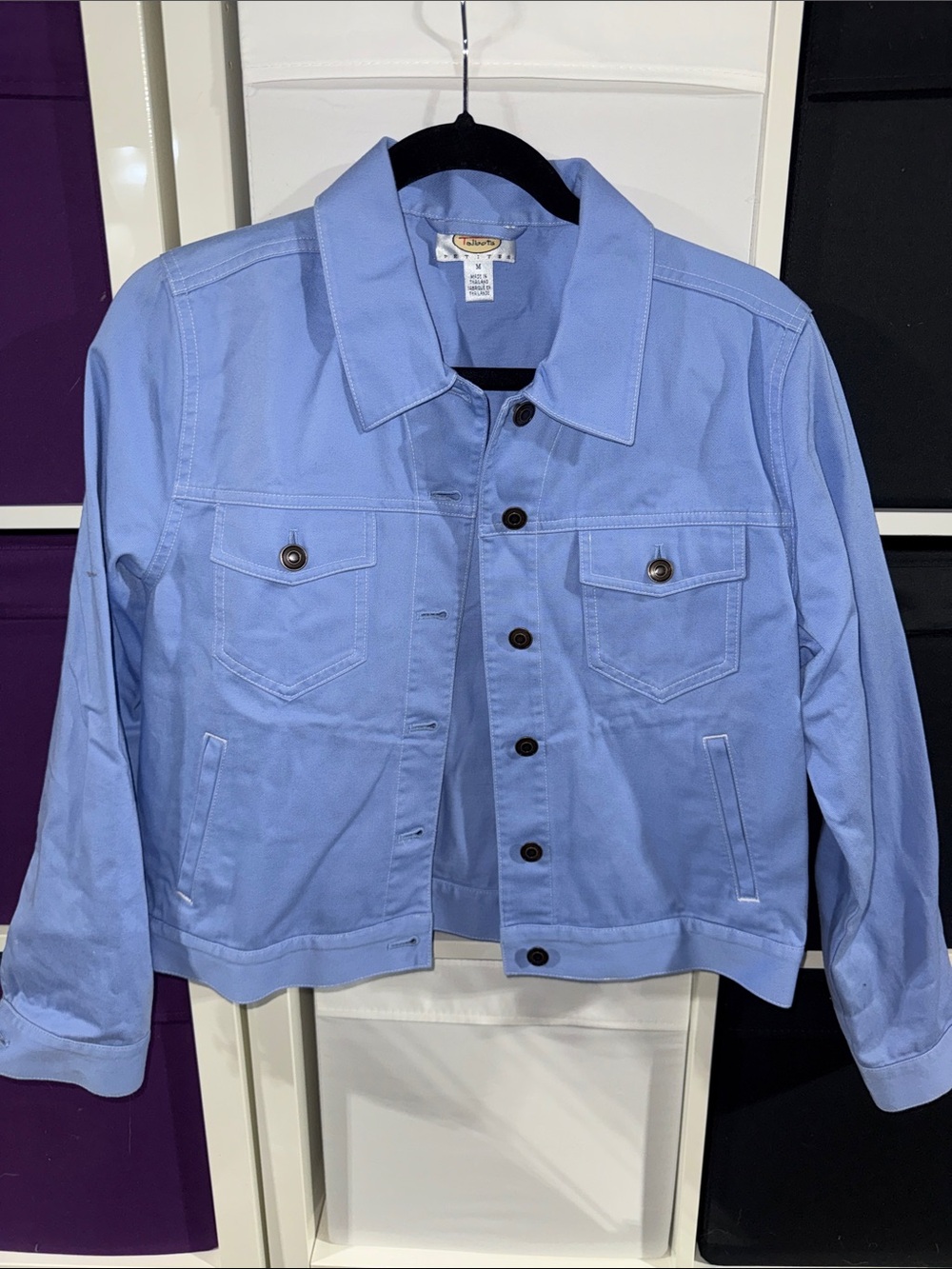 Talbots Periwinkle Blue Denim Jacket